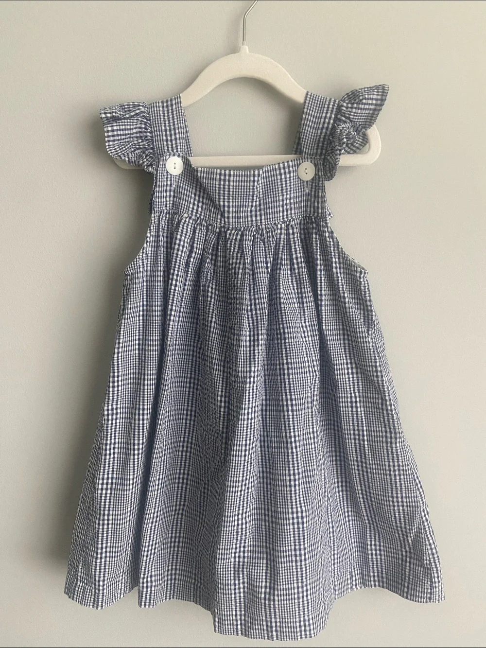 Vintage gingham strawberry dress girls size 5